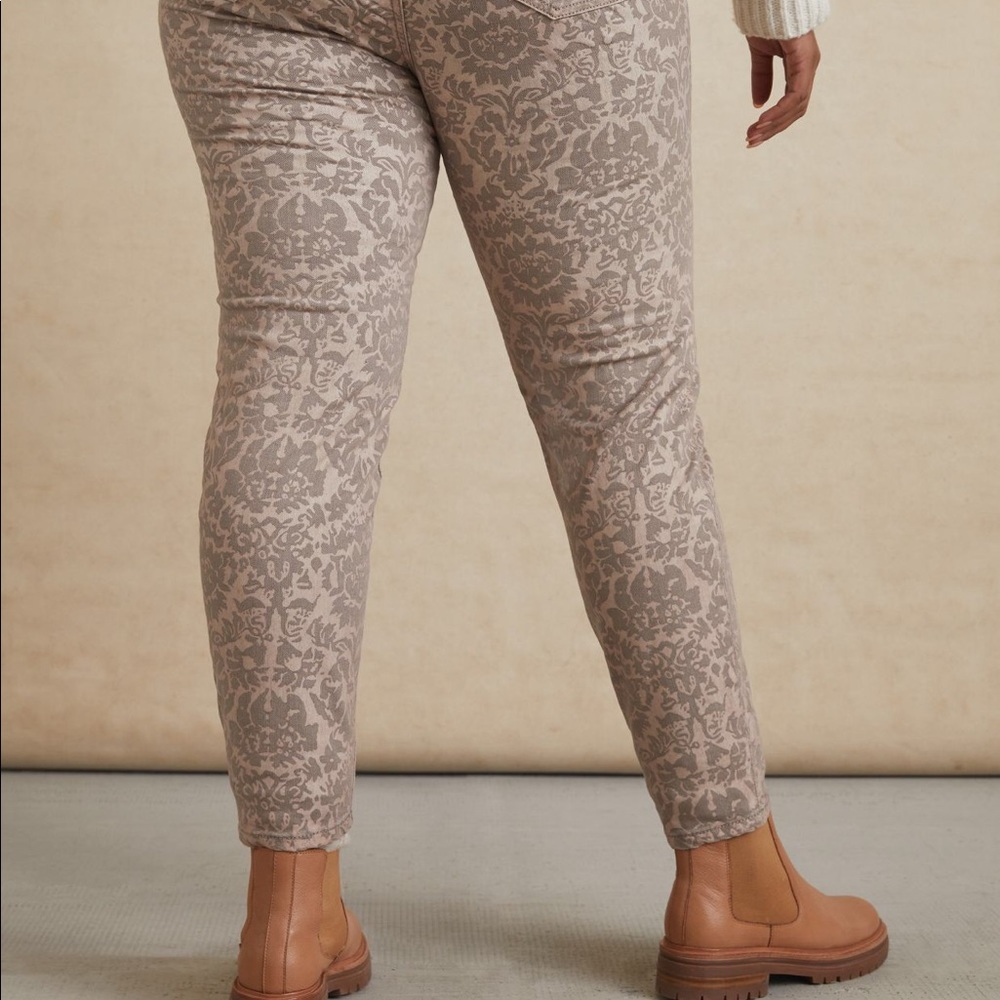 Anthropologie | PILCRO FLOCKED LEGGINGS | Size 32 - Picture 7 of 10